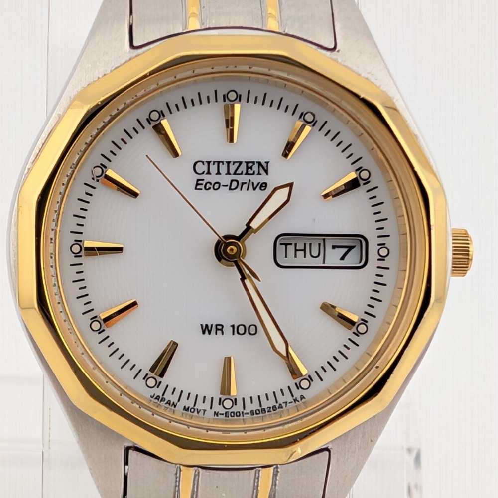Citizen Corso - Two-Tone Silver and Gold Women's Eco-Drive Watch - Picture 2 of 10
